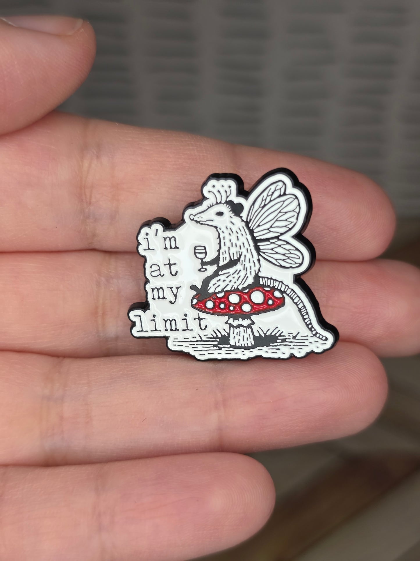 At My Limit Enamel Pin