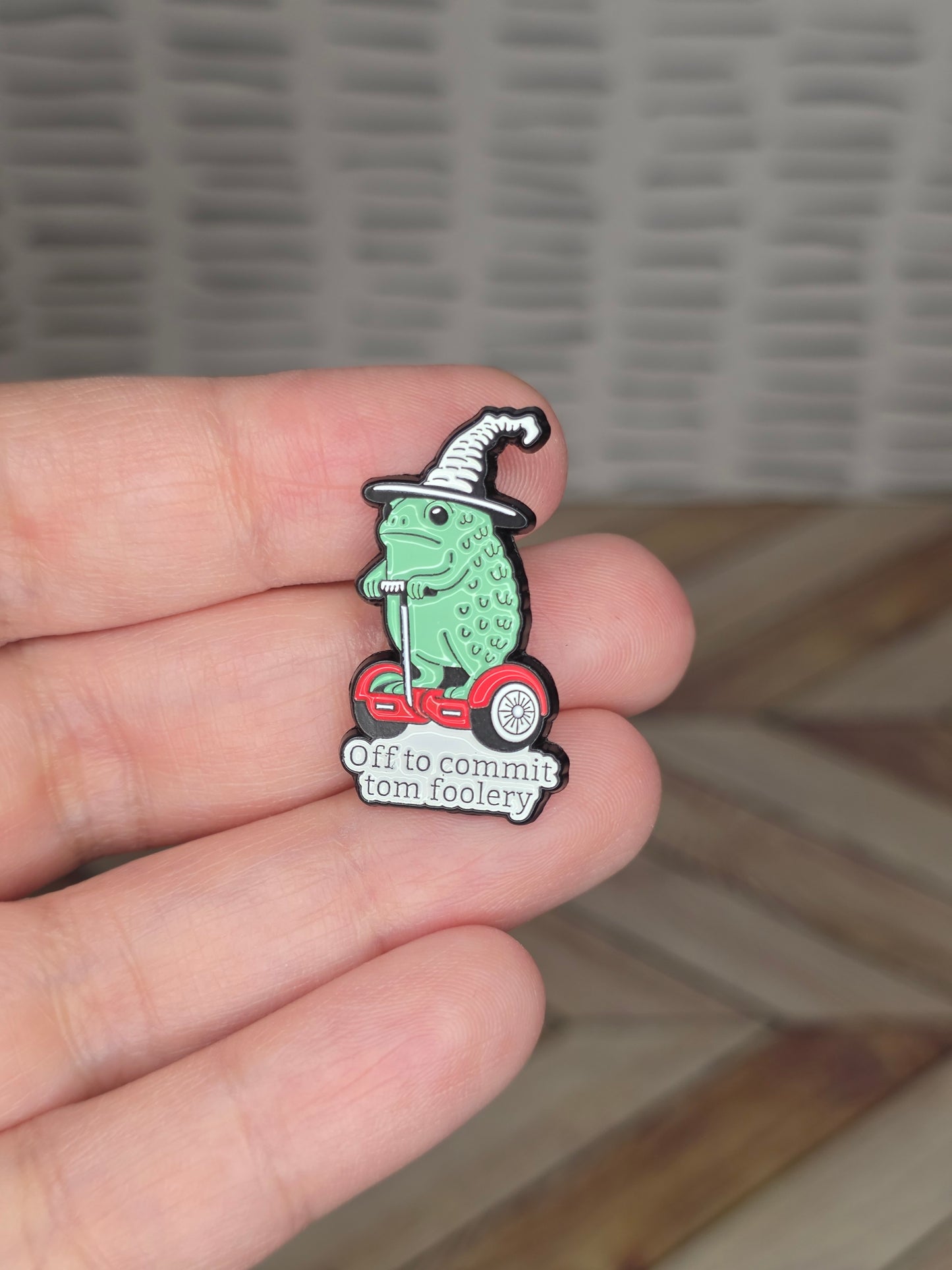 Tom Foolery Enamel Pin
