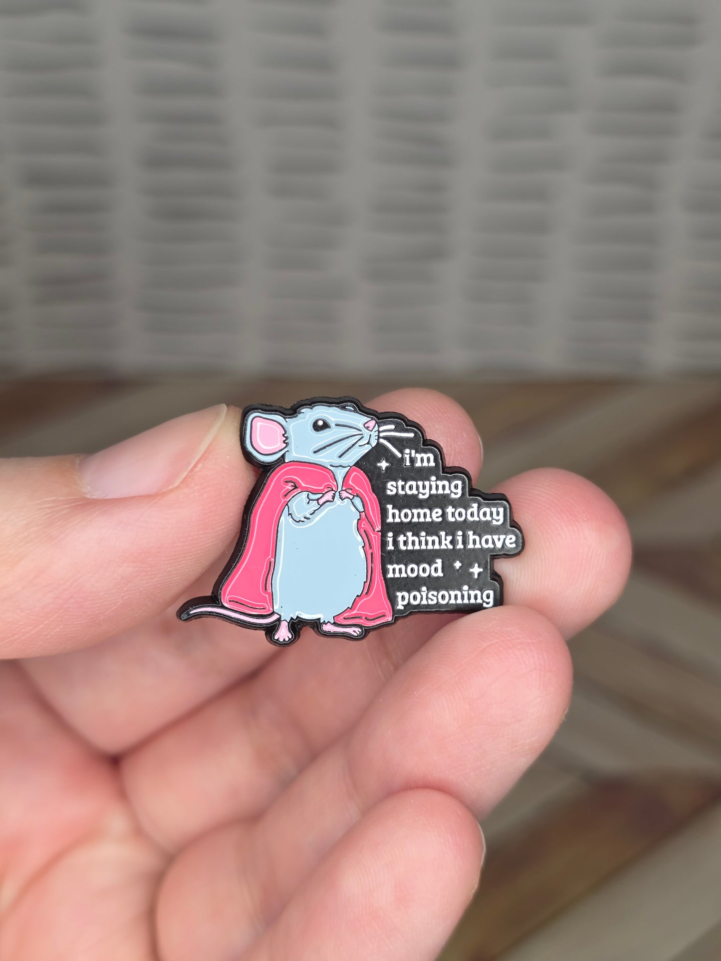 Mood Poisoning Enamel Pin
