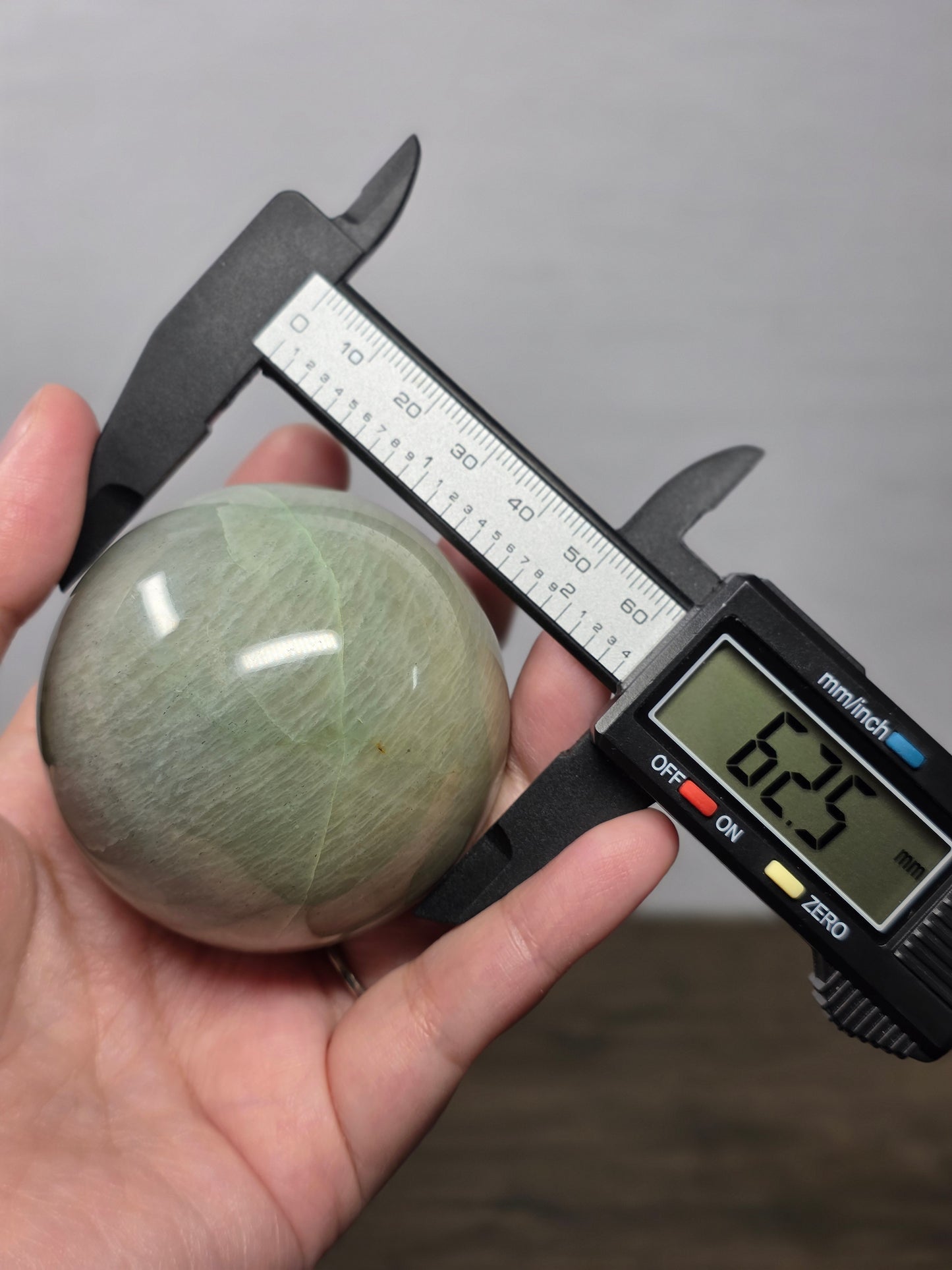 Green Moonstone Sphere