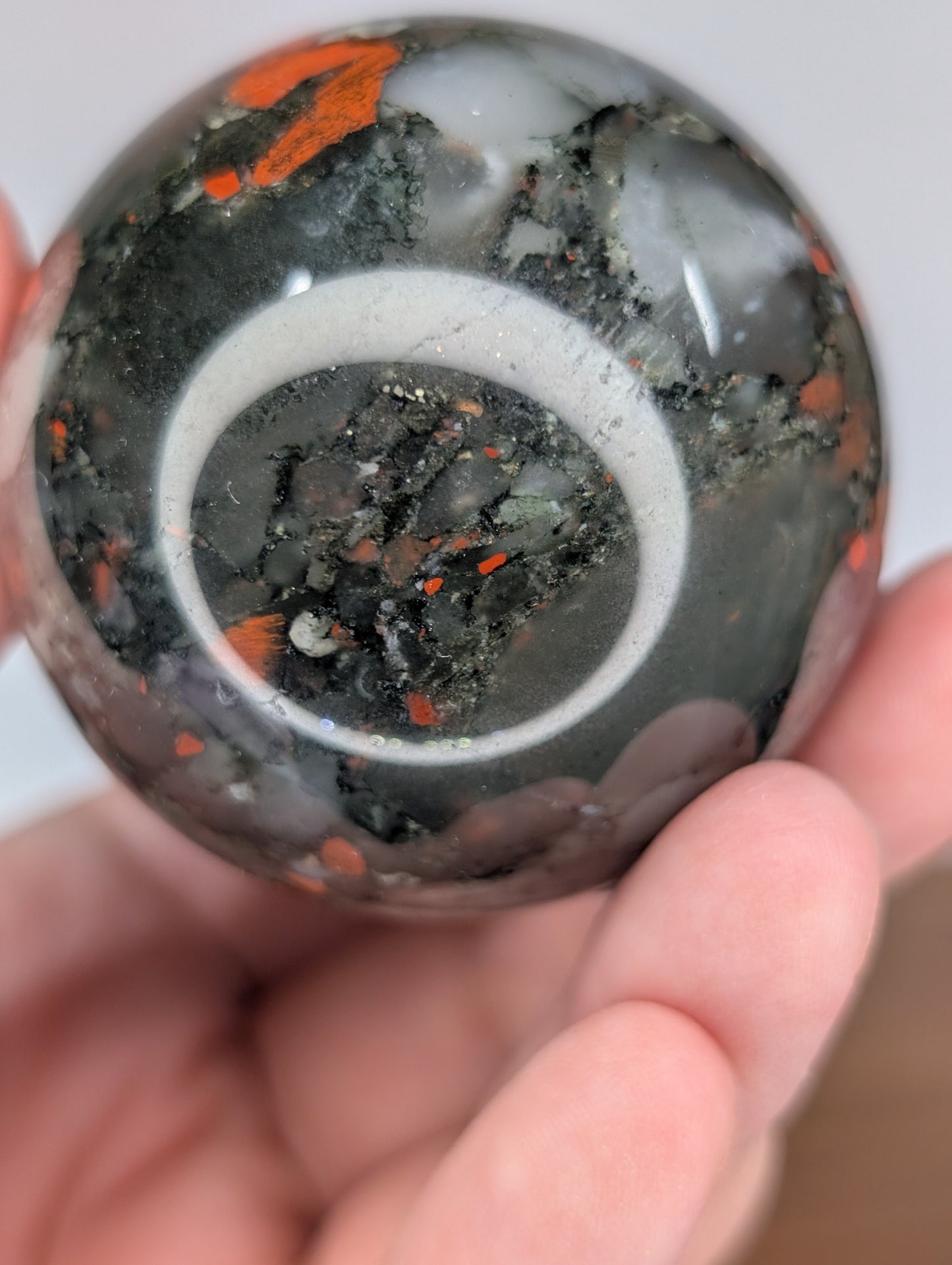 African Bloodstone Sphere (BK02)