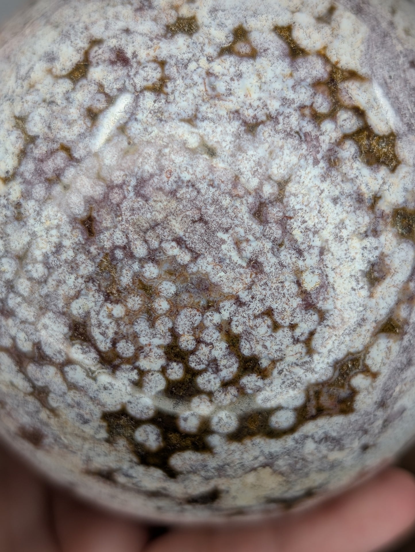 Orbicular Sea Jasper Sphere (BQ21)