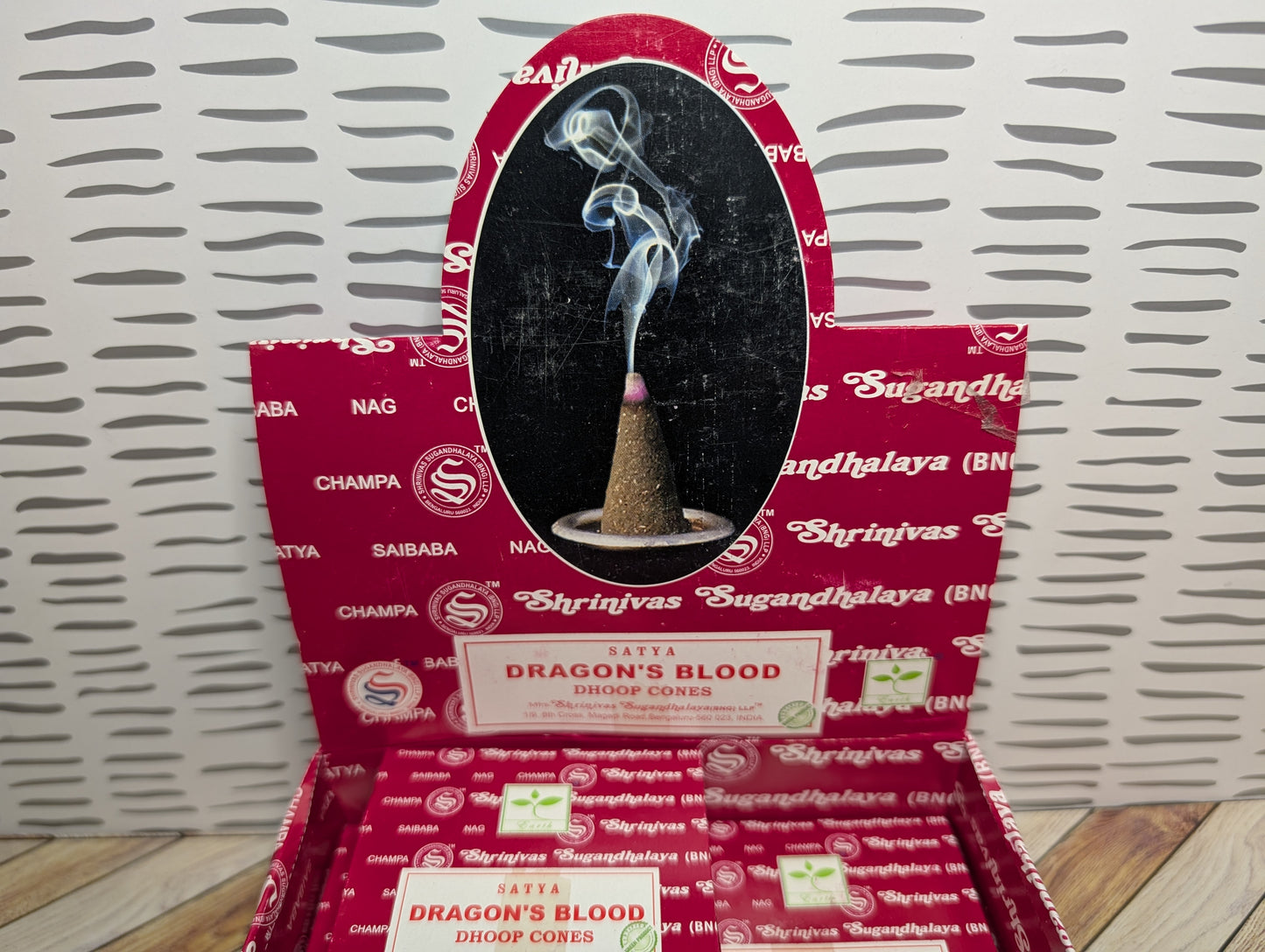 Dragon's Blood Dhoop Cones 12 pack