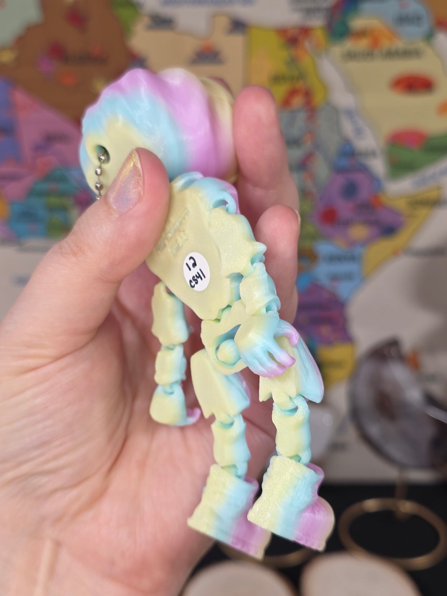 3D Printed Jack-o-lantern man