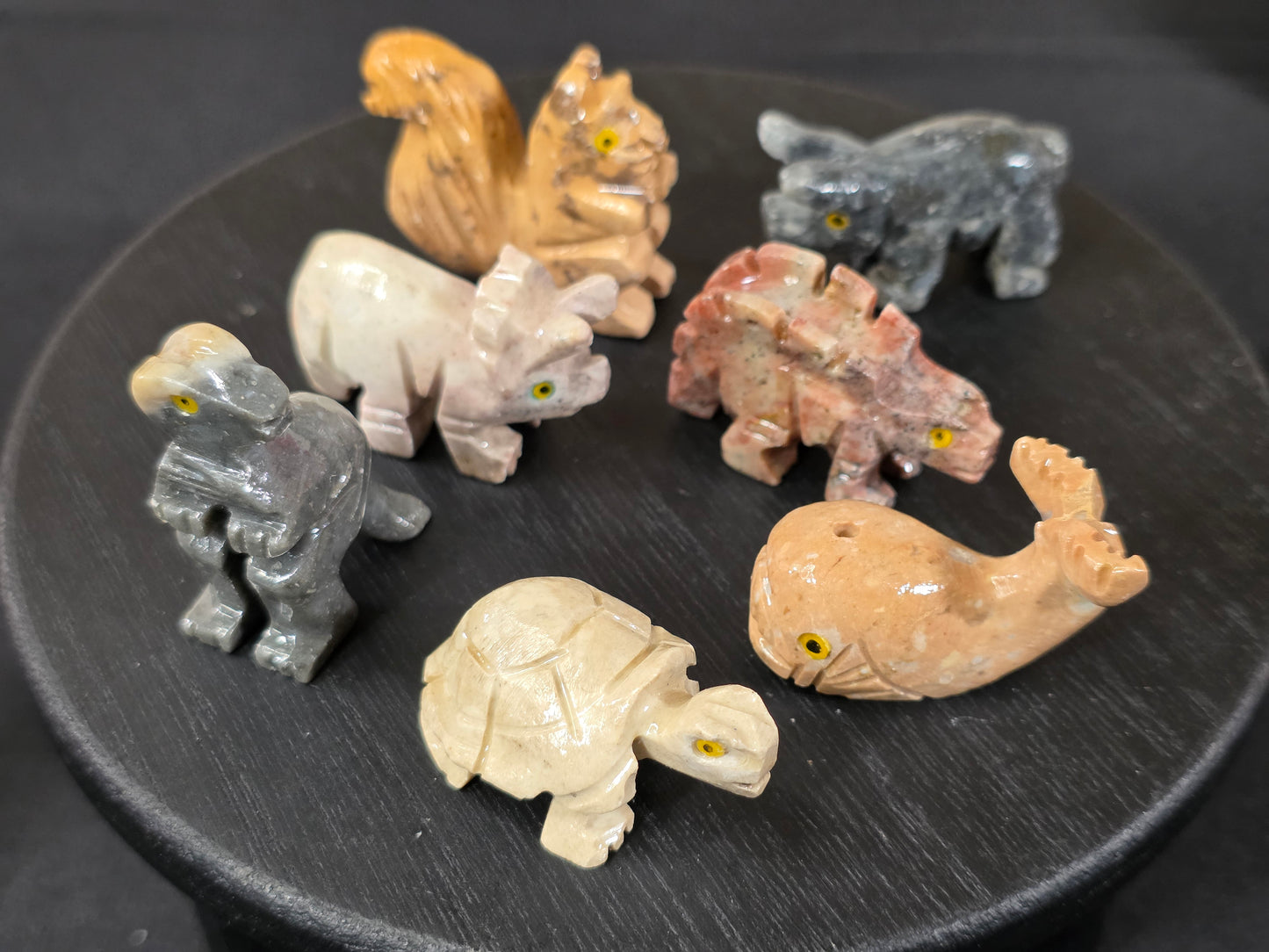Mini Soapstone Animal Carving