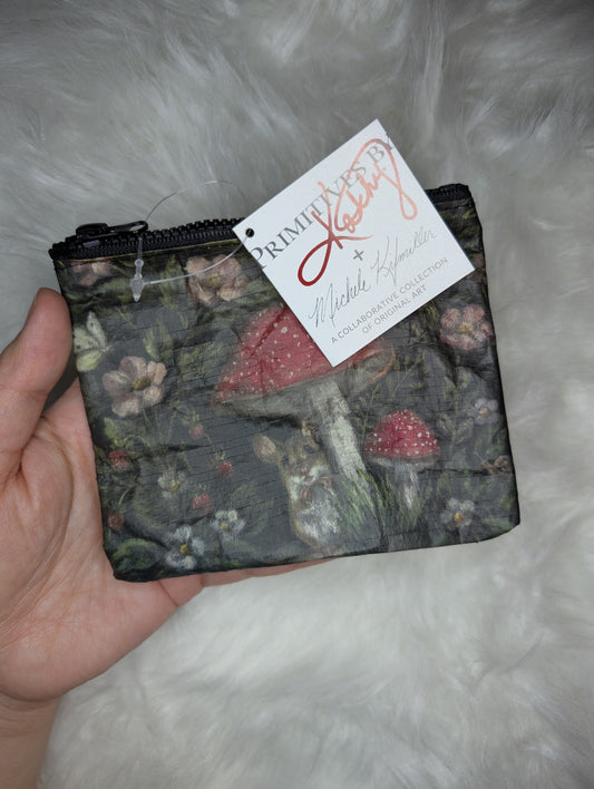 Mushroom Mouse Zipper Wallet/Pouch