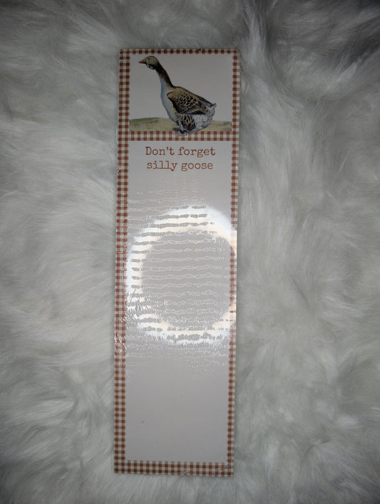 Silly Goose Magnetic Notepad