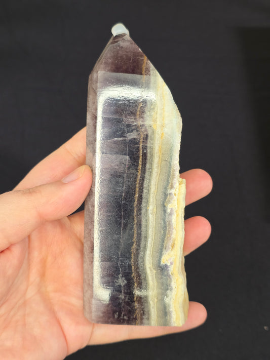 Raw Edge Fluorite Tower