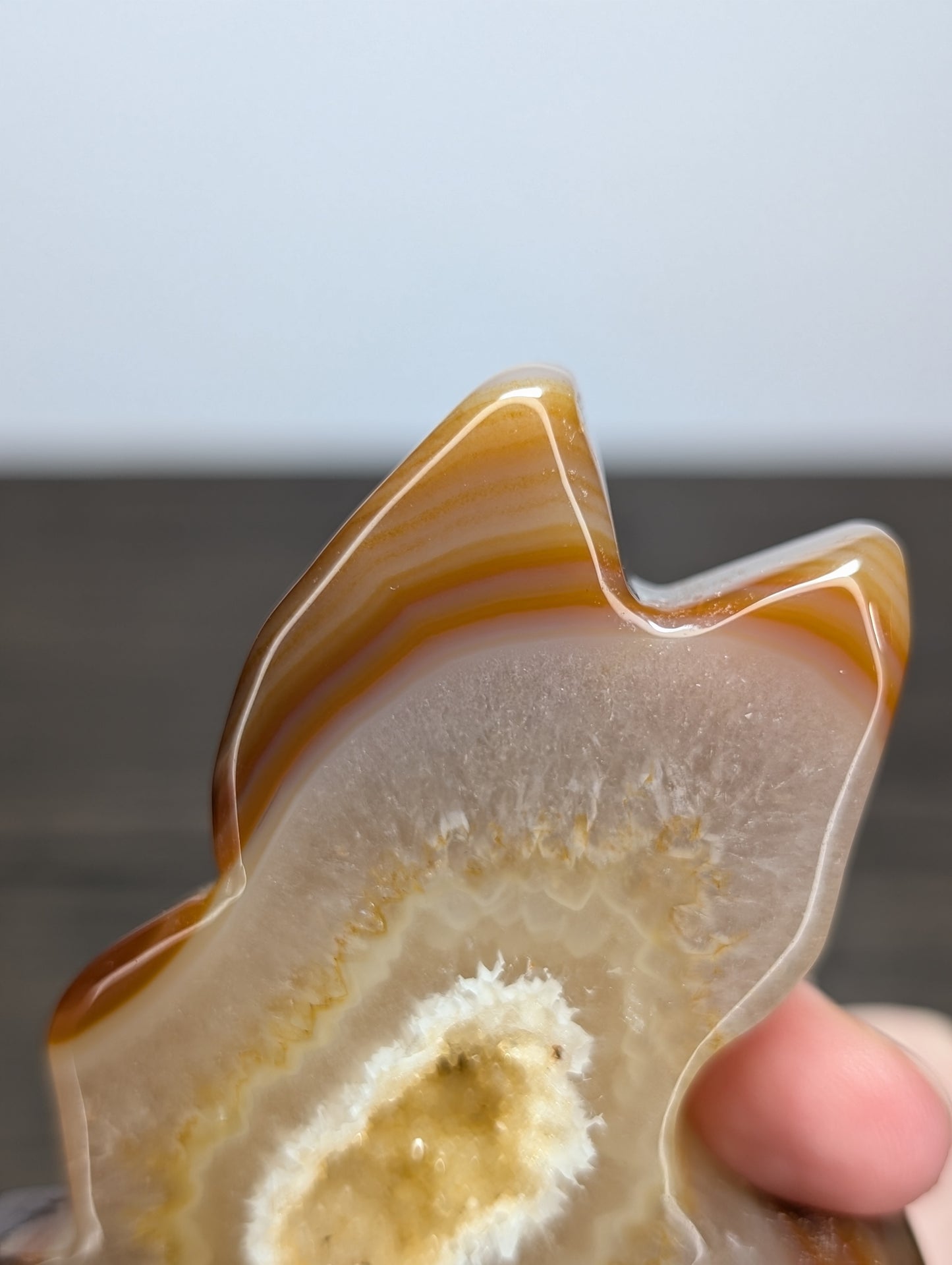 Druzy Agate Cat Carving