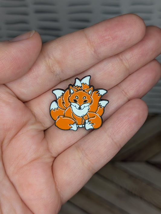 Nine Tail Fox Enamel Pin