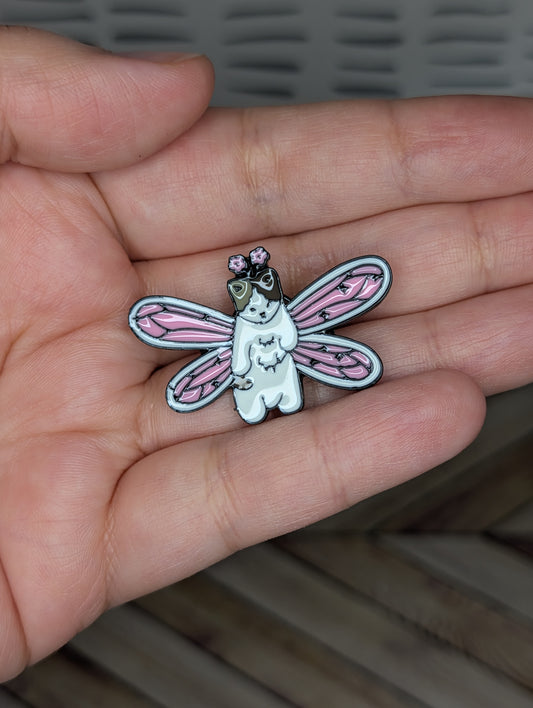 Fairy Cat Enamel Pin