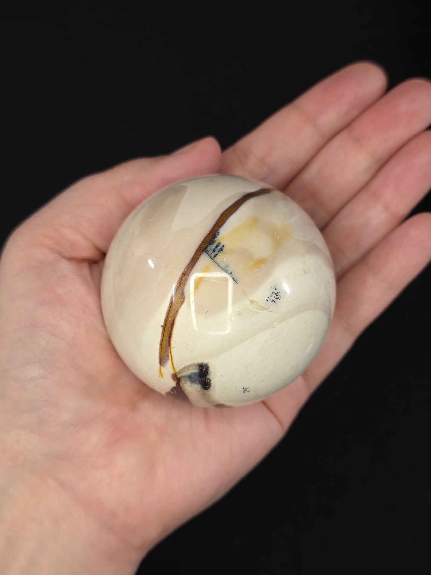 Dendritic Mookaite Sphere