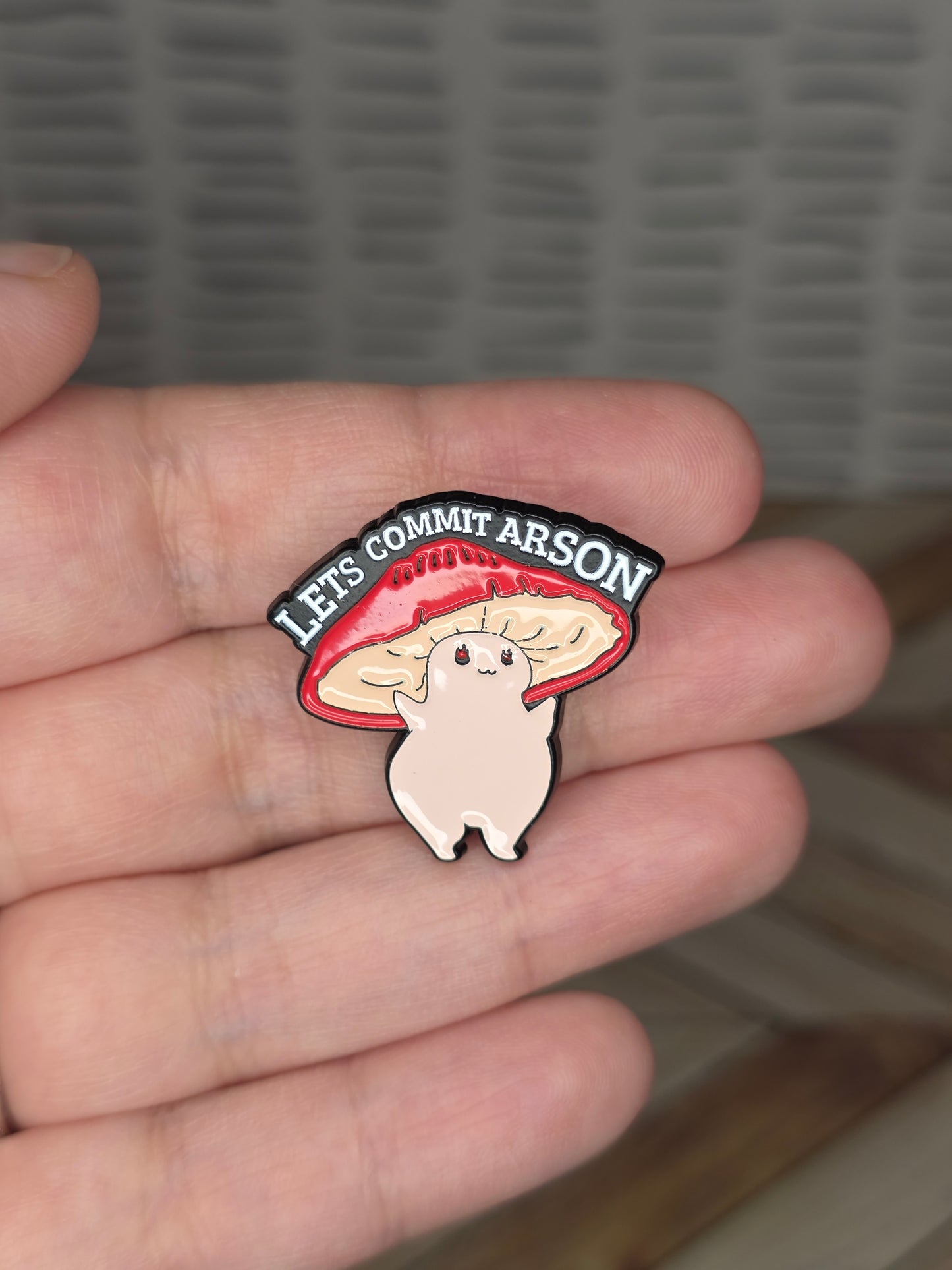 Pyro Mush Enamel Pin