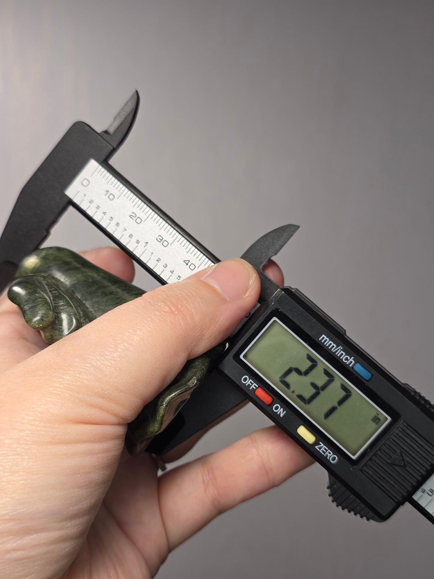 Green Jade Bat Wing Ghost Carving