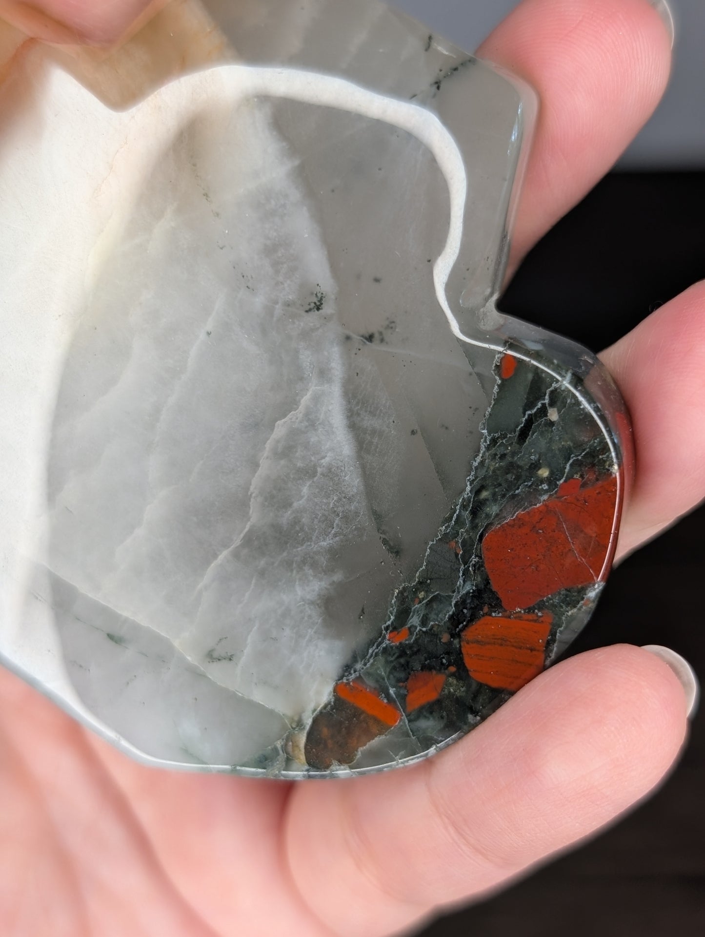 *Slight wobble* African Bloodstone Owl Carving