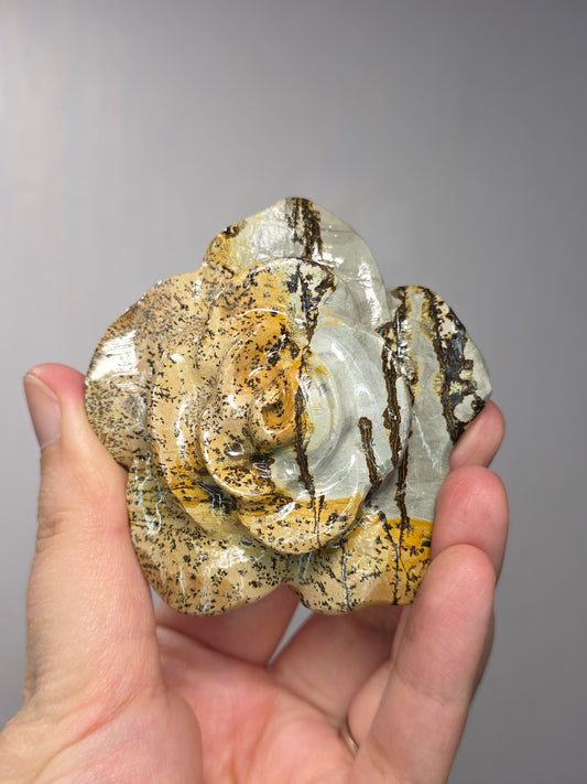Picture Jasper Rose Carving