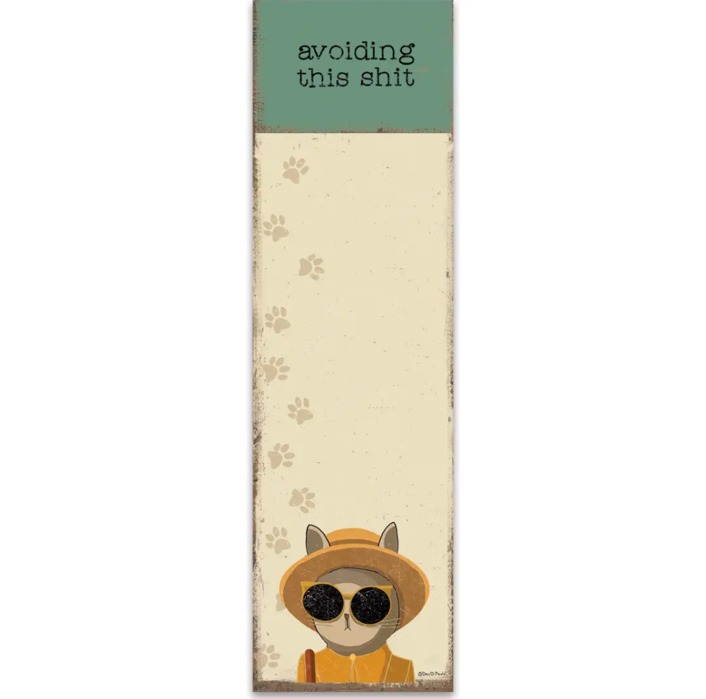 Avoiding This Shit Magnetic Notepad