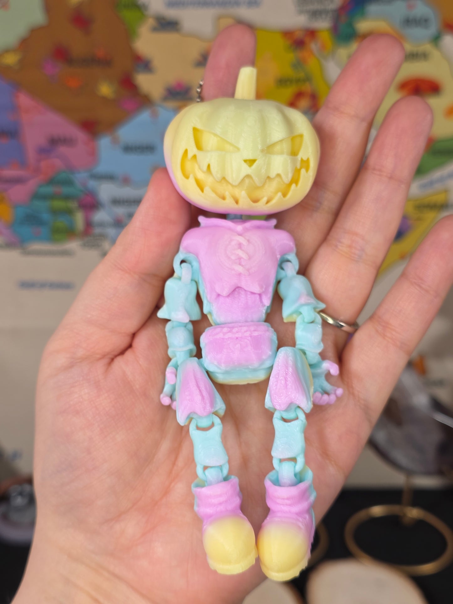 3D Printed Jack-o-lantern man