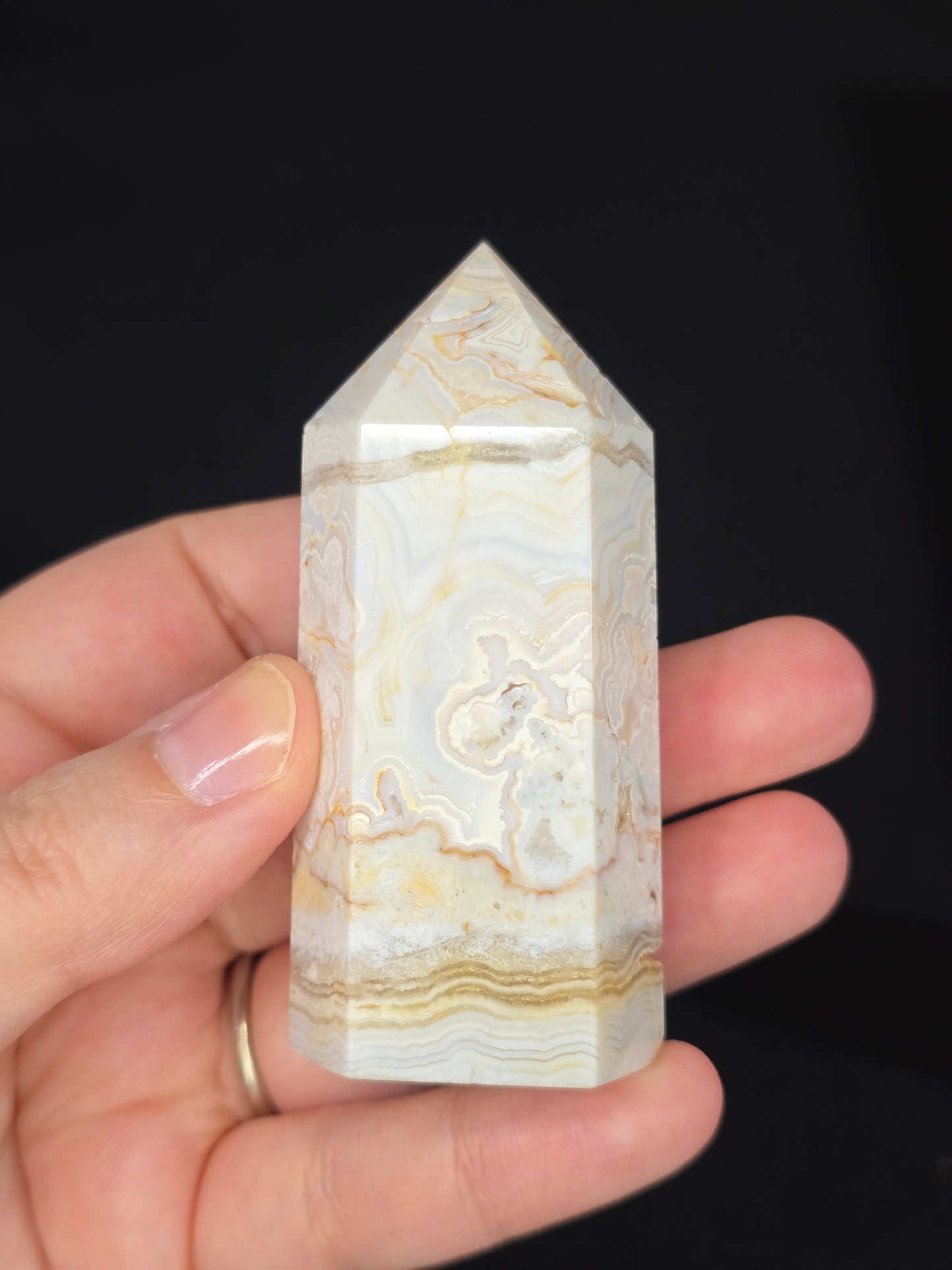 Crazy Lace Agate Tower