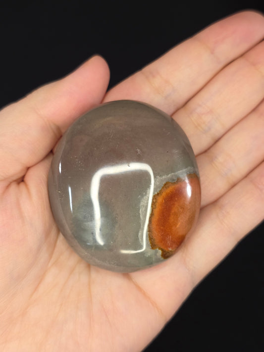 Polychrome Jasper Palm Stone