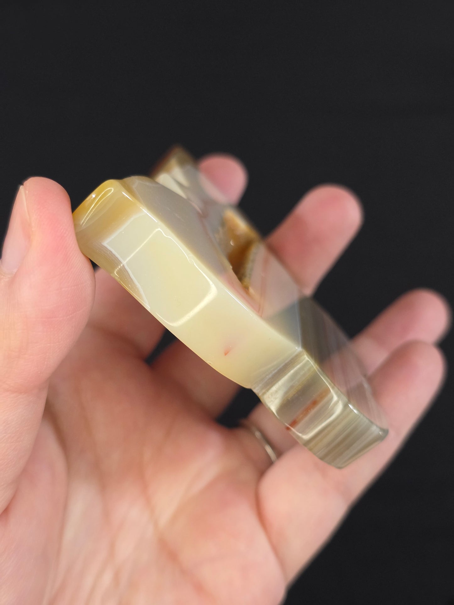 Carnelian Butterfly Carving