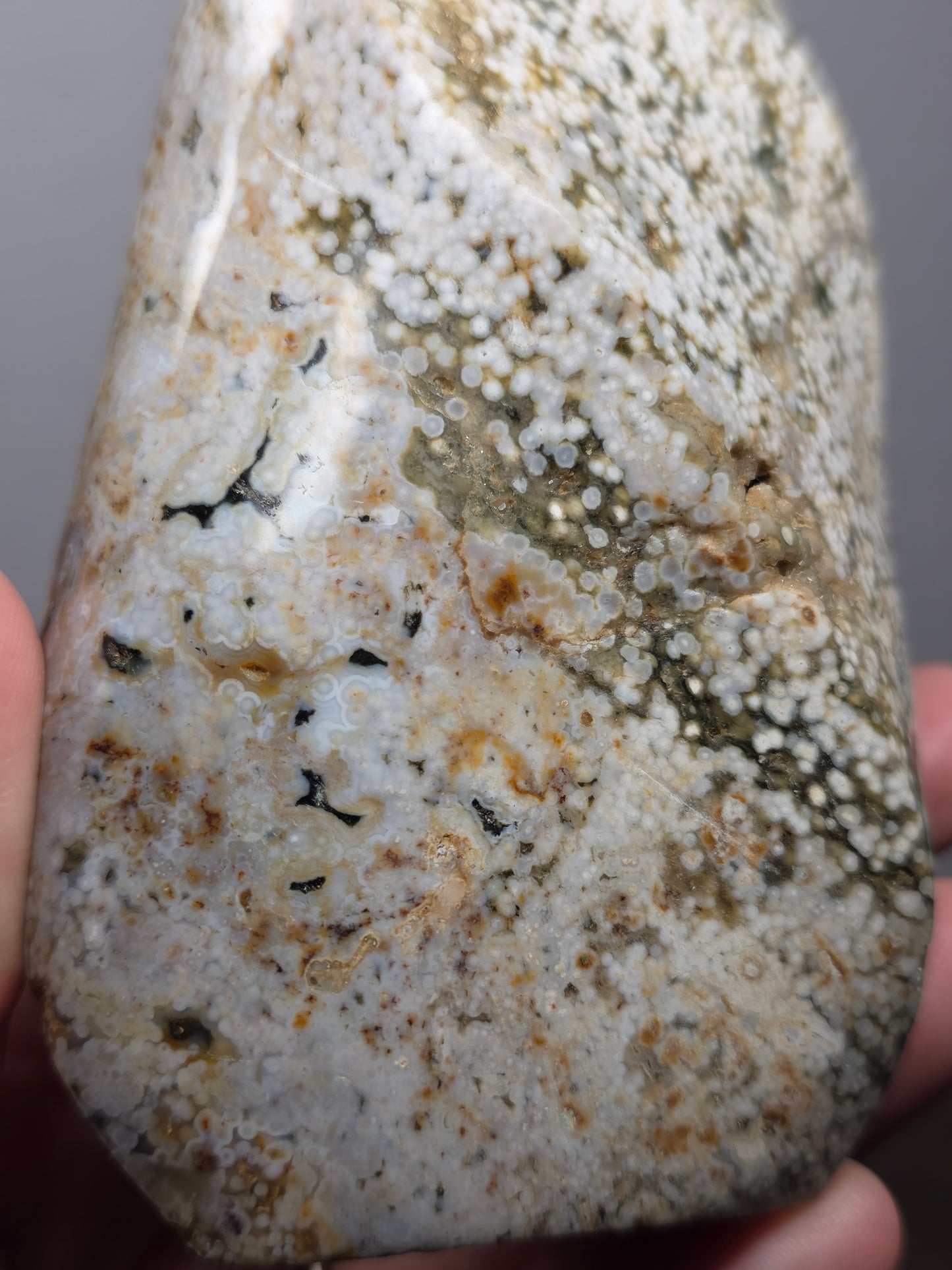Orbicular Jasper Flame
