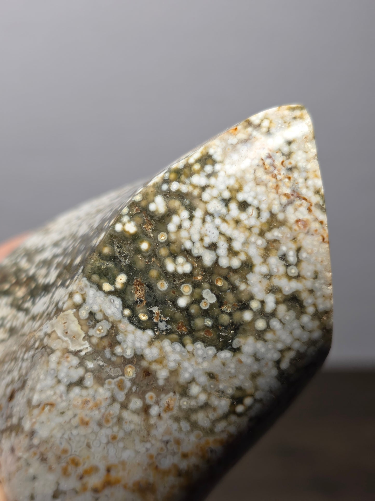 Orbicular Jasper Flame