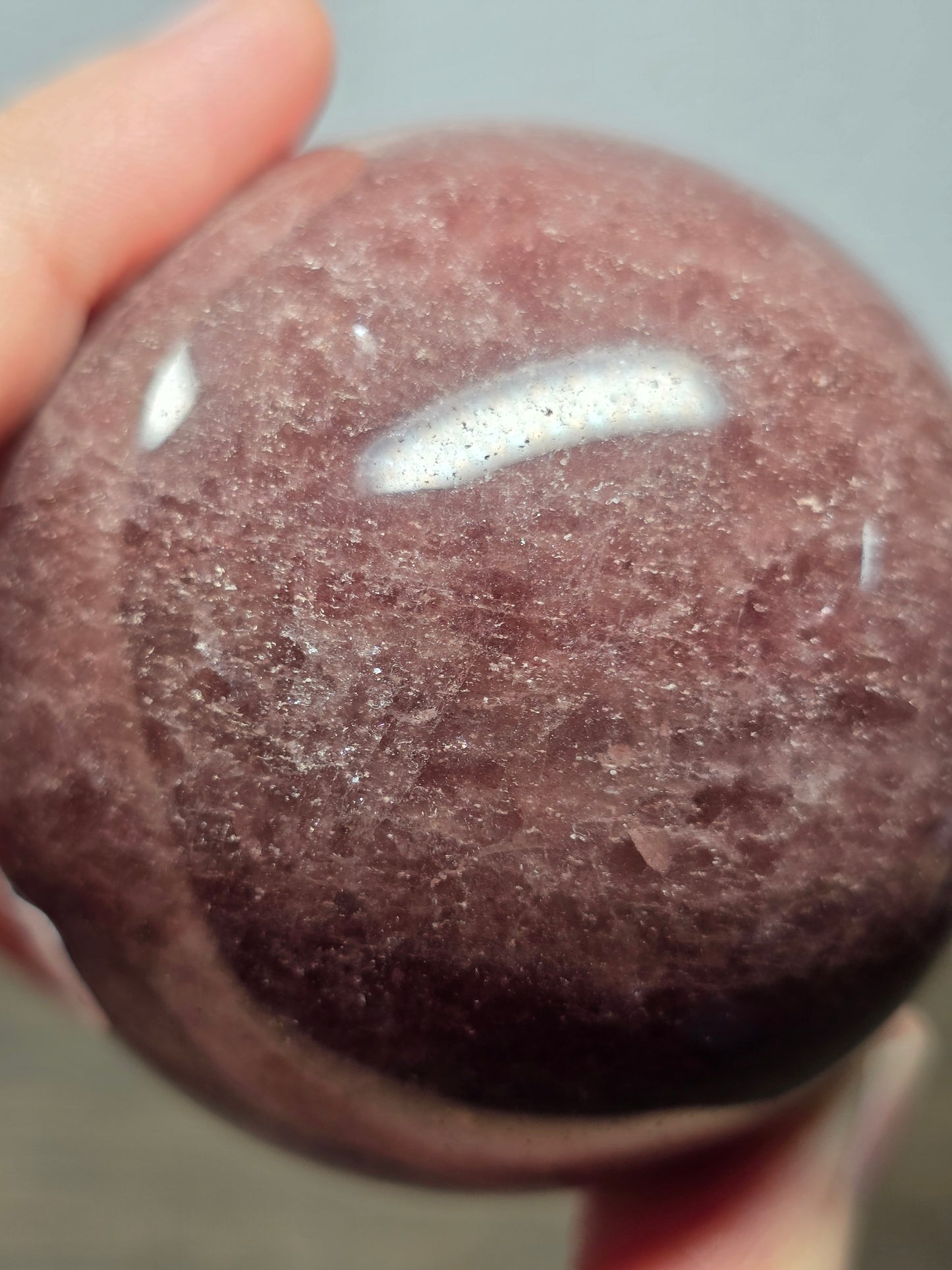 Strawberry Quartz Sphere