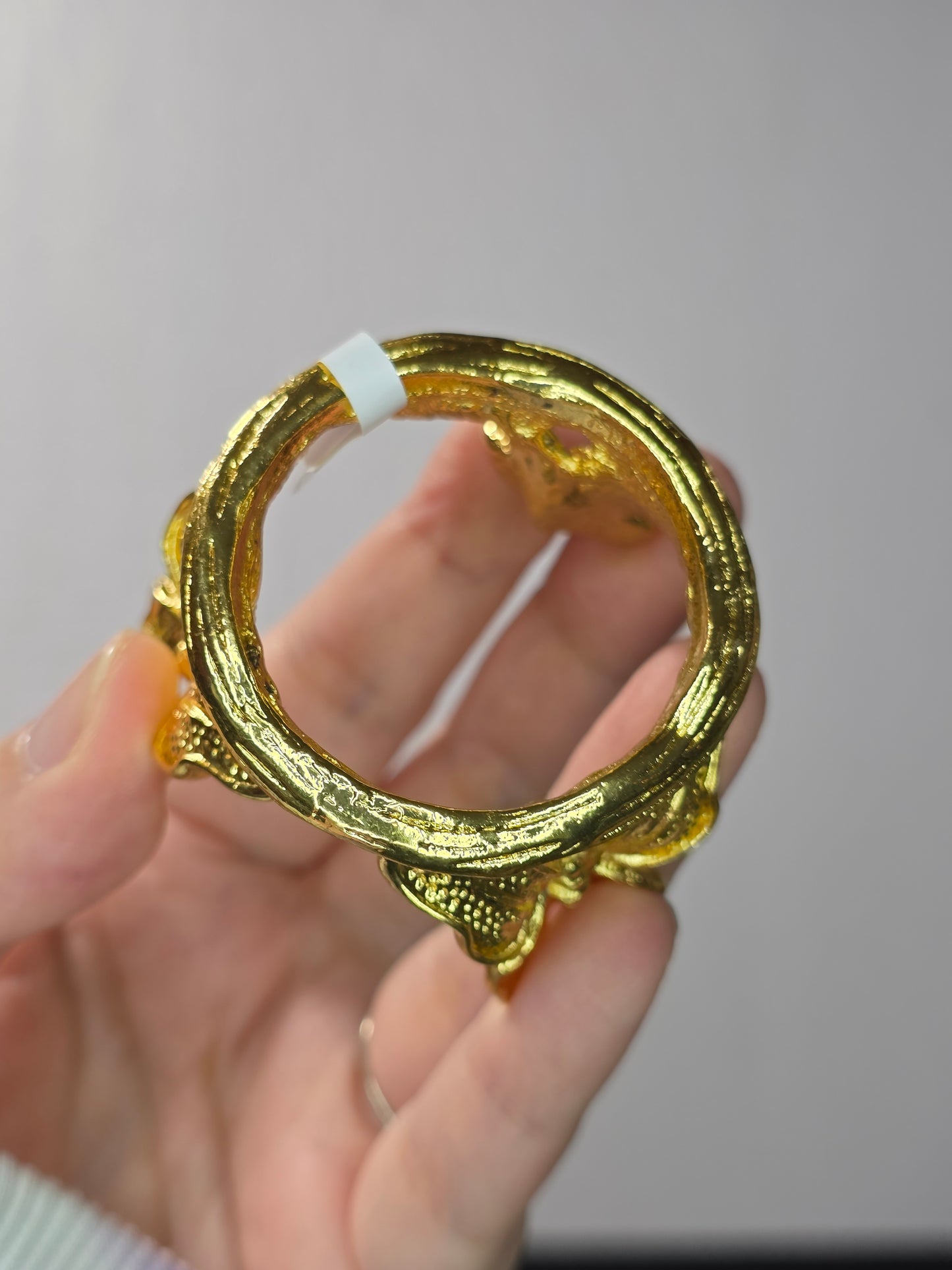 Gold Metal Butterfly Sphere Stand