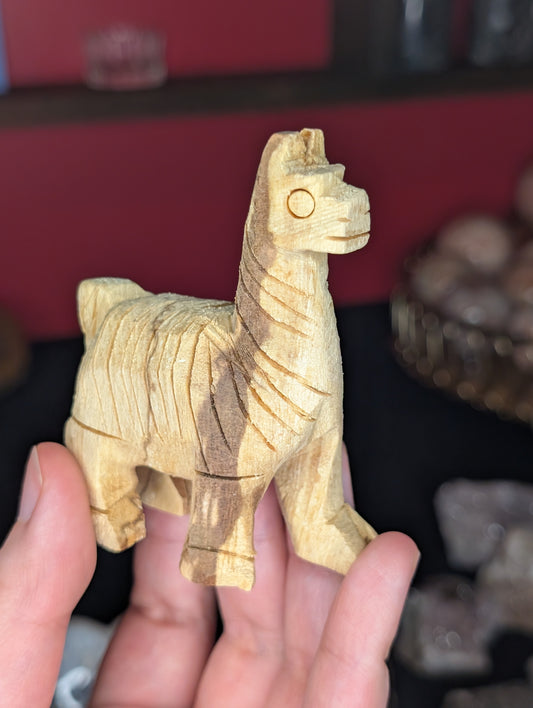 Palo Santo Alpaca Carving