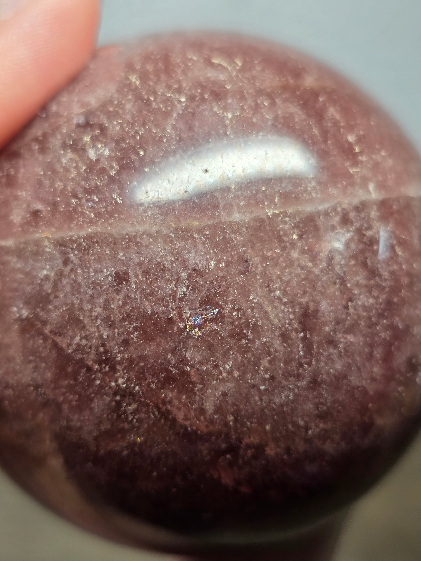 Strawberry Quartz Sphere