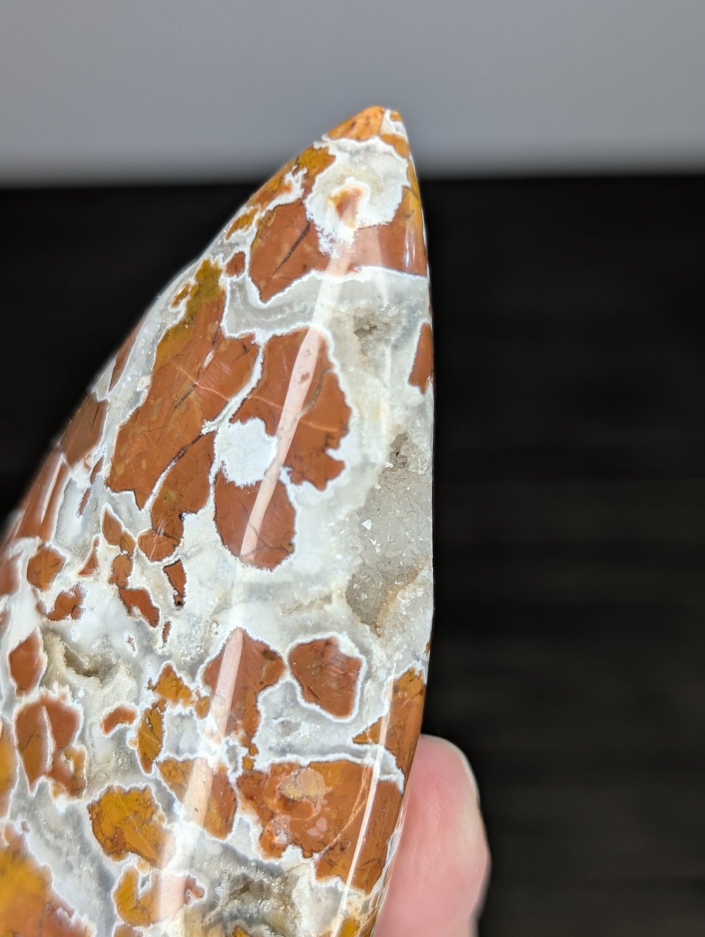 Brecciated Jasper Freeform/Flame Point