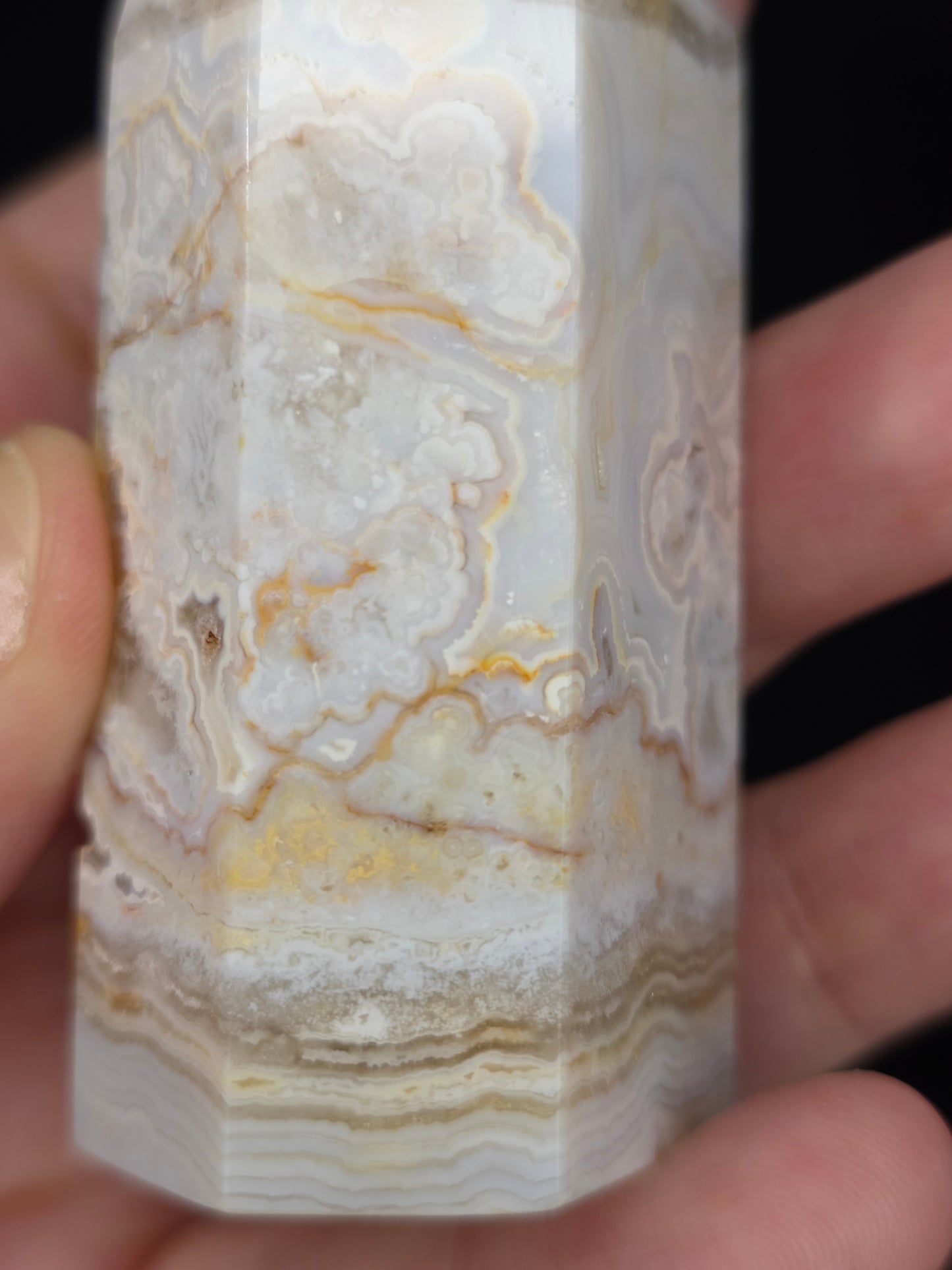 Crazy Lace Agate Tower