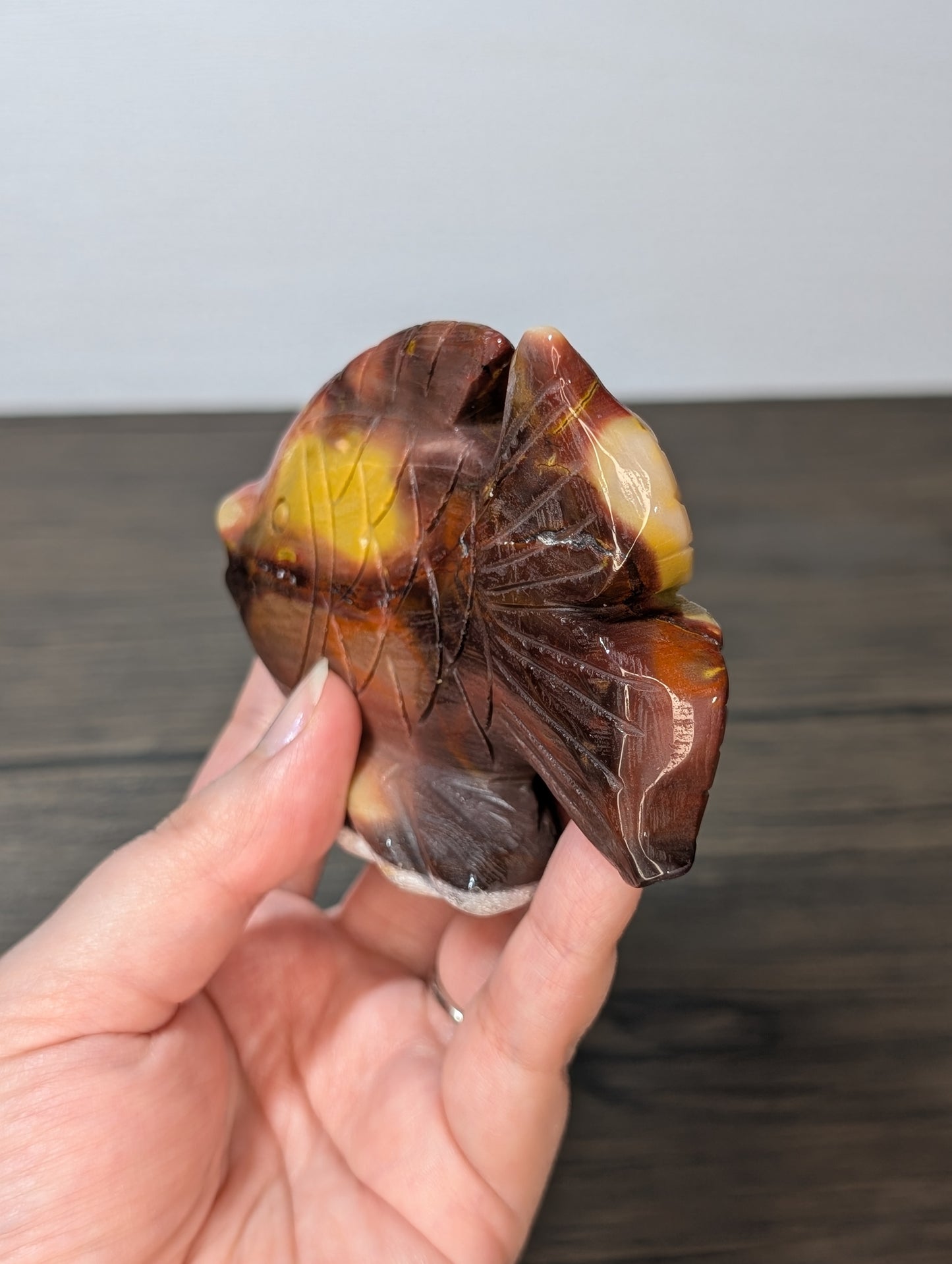 Mookaite Fish Carving