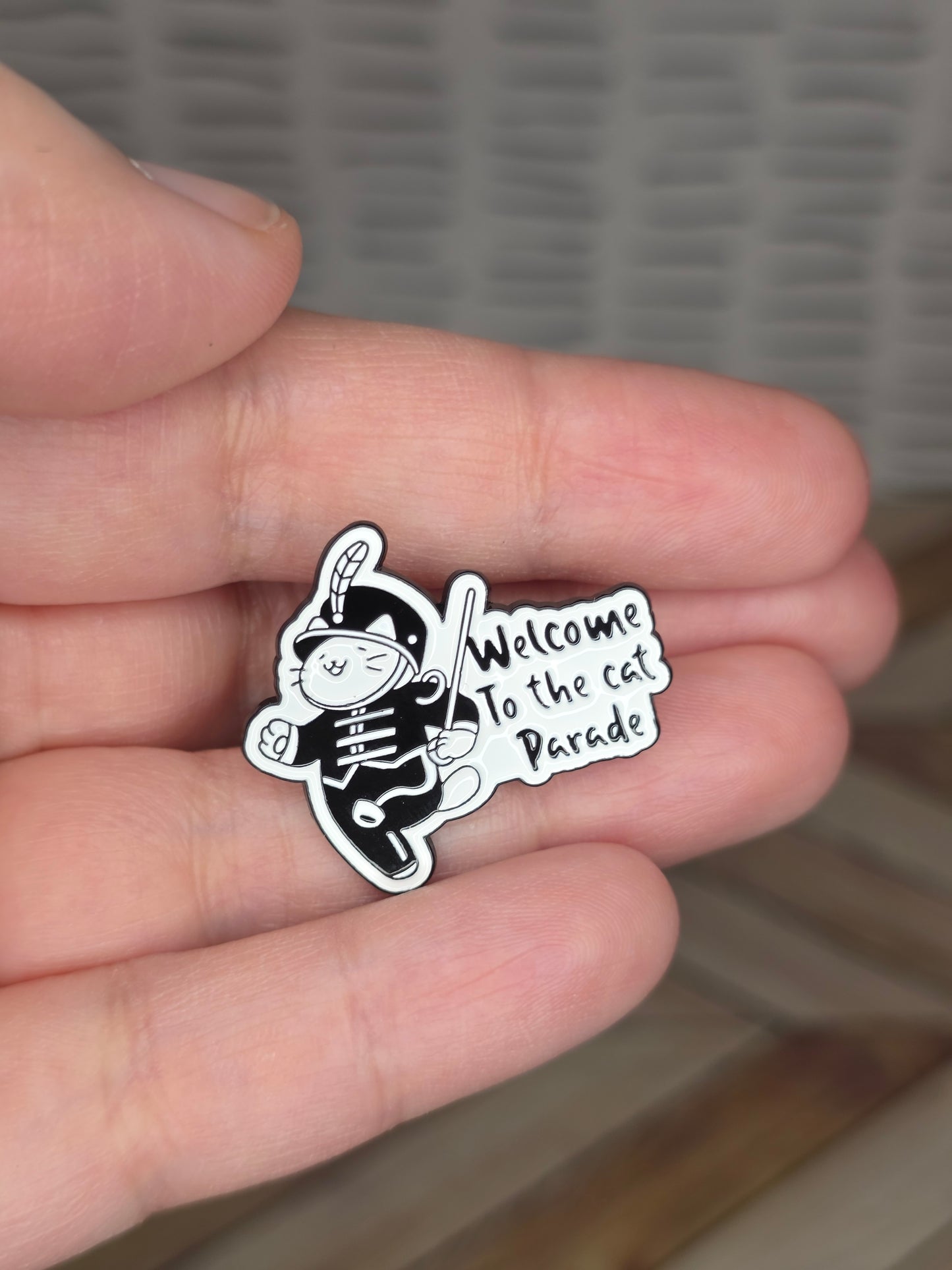 Welcome To The Cat Parade Enamel Pin
