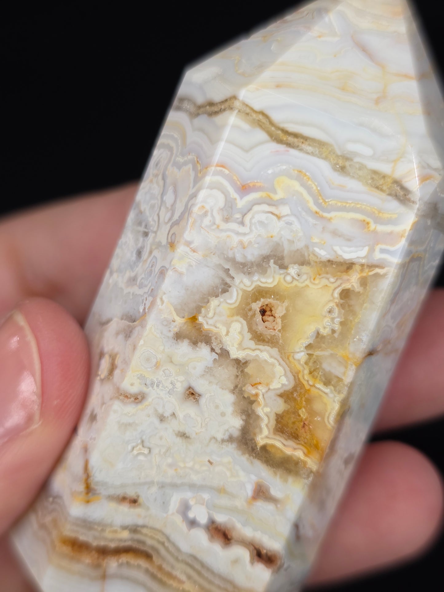 Crazy Lace Agate Tower