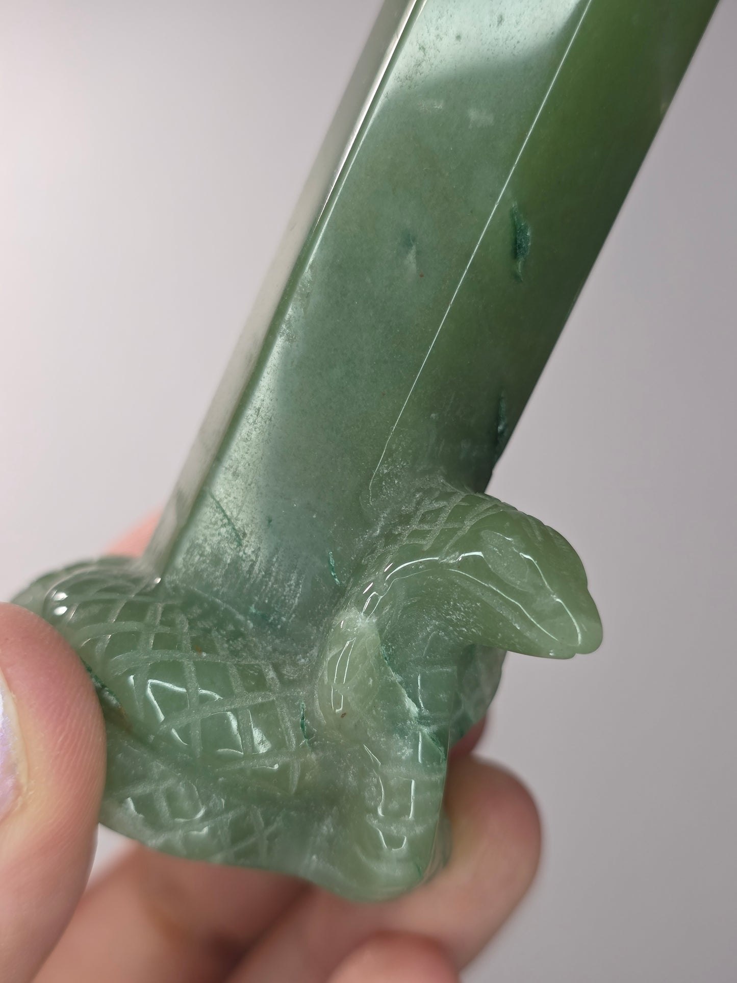 Green Aventurine Cobra Tower