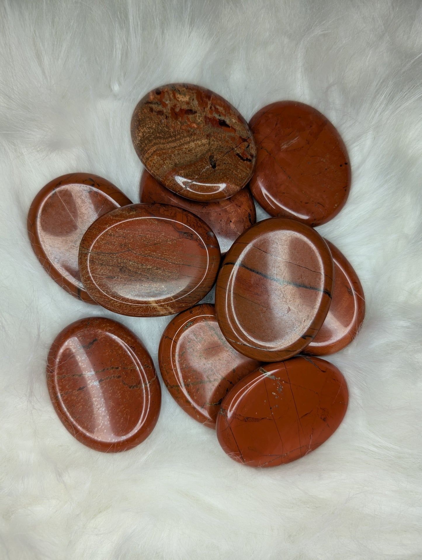 Red Jasper Worry Stone AR38