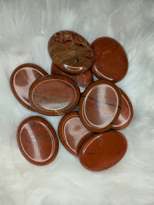 Red Jasper Worry Stone AR38