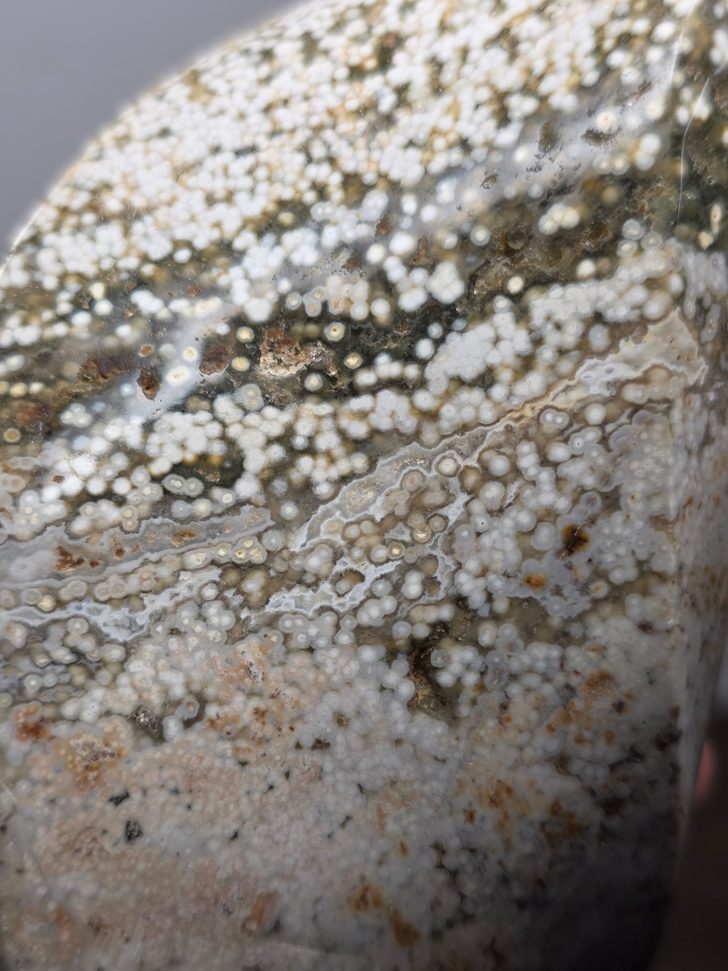 Orbicular Jasper Flame