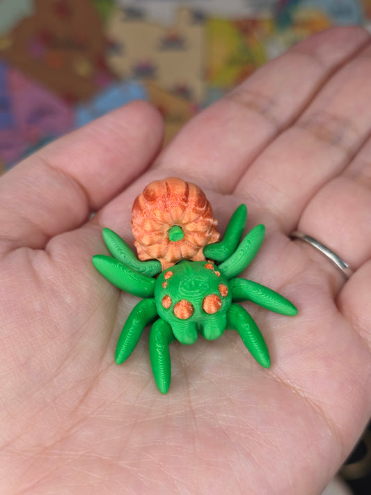 3D Printed Pumpkin Spider