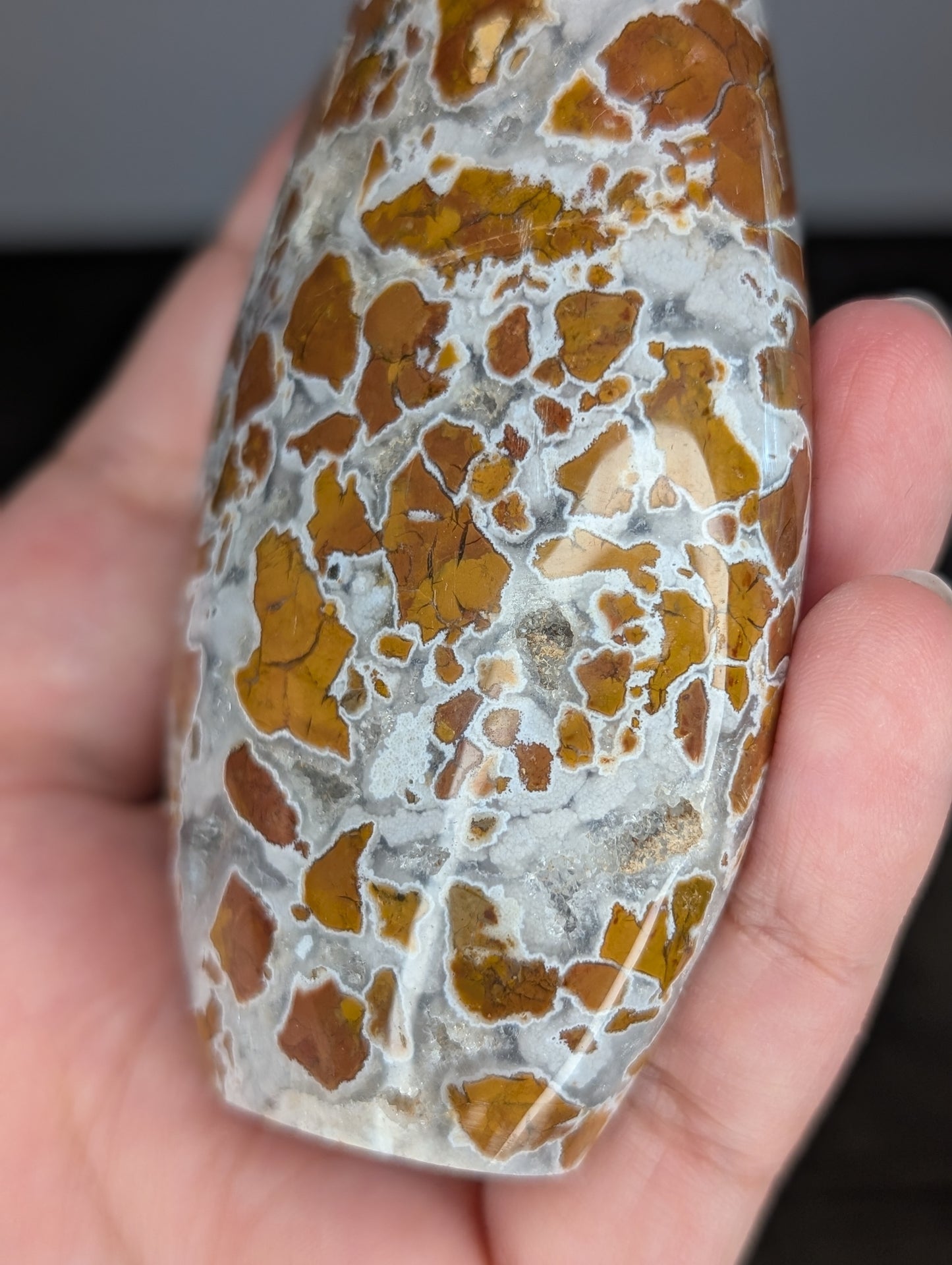 Brecciated Jasper Freeform/Flame Point