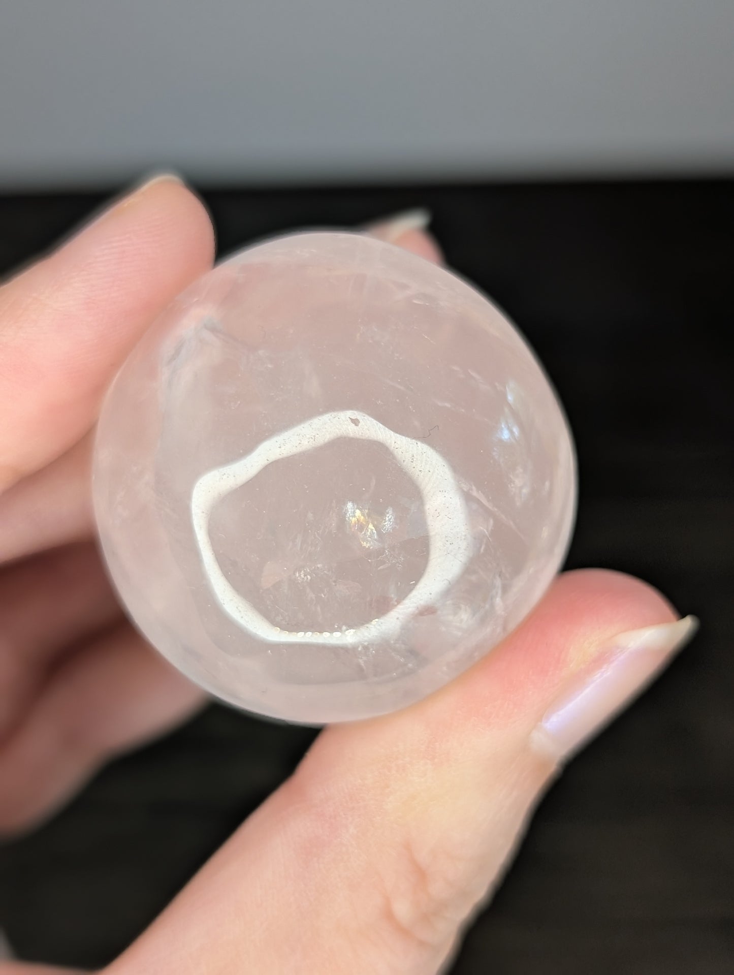 Rose Quartz Mushroom Carving