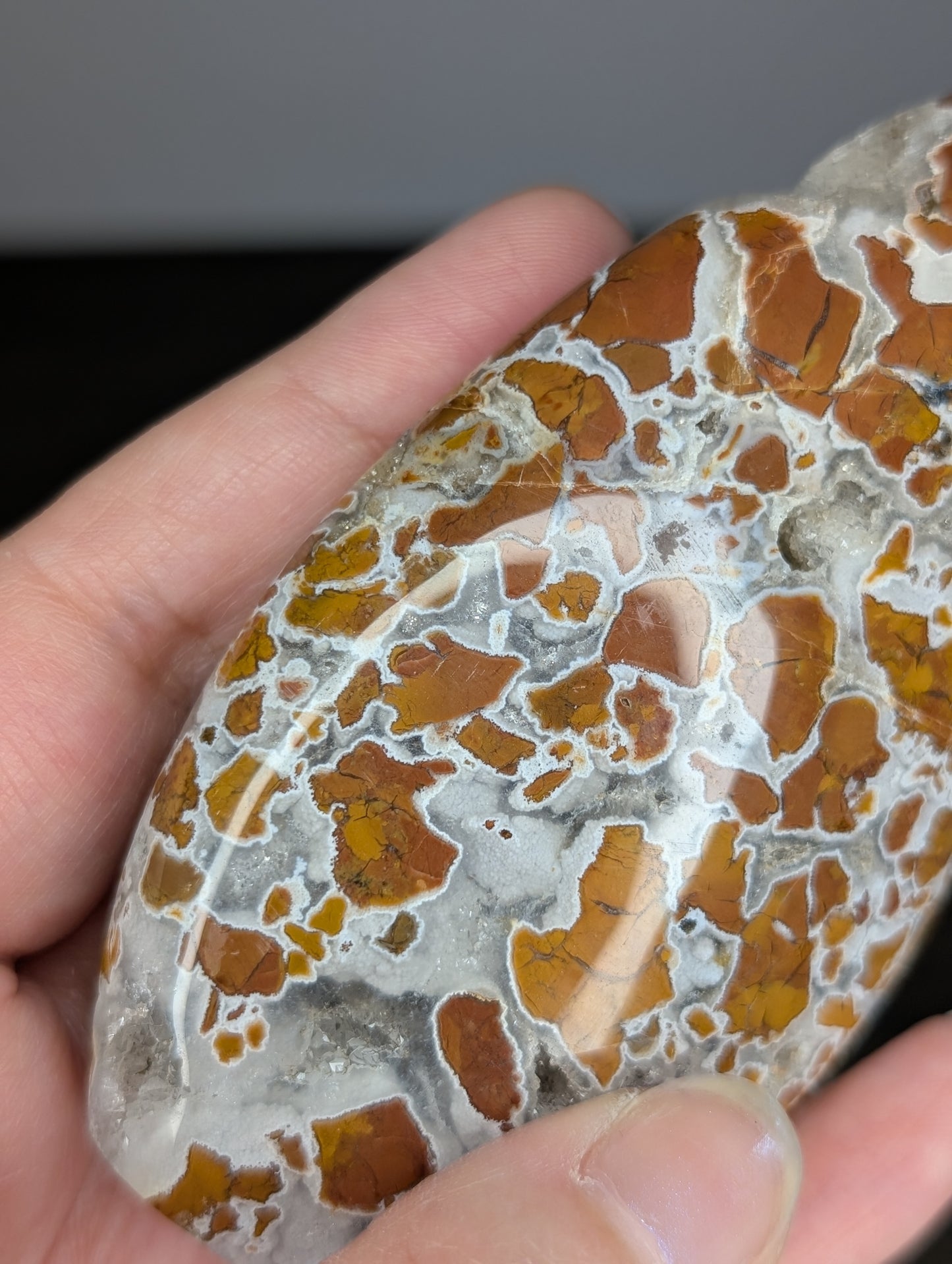 Brecciated Jasper Freeform/Flame Point
