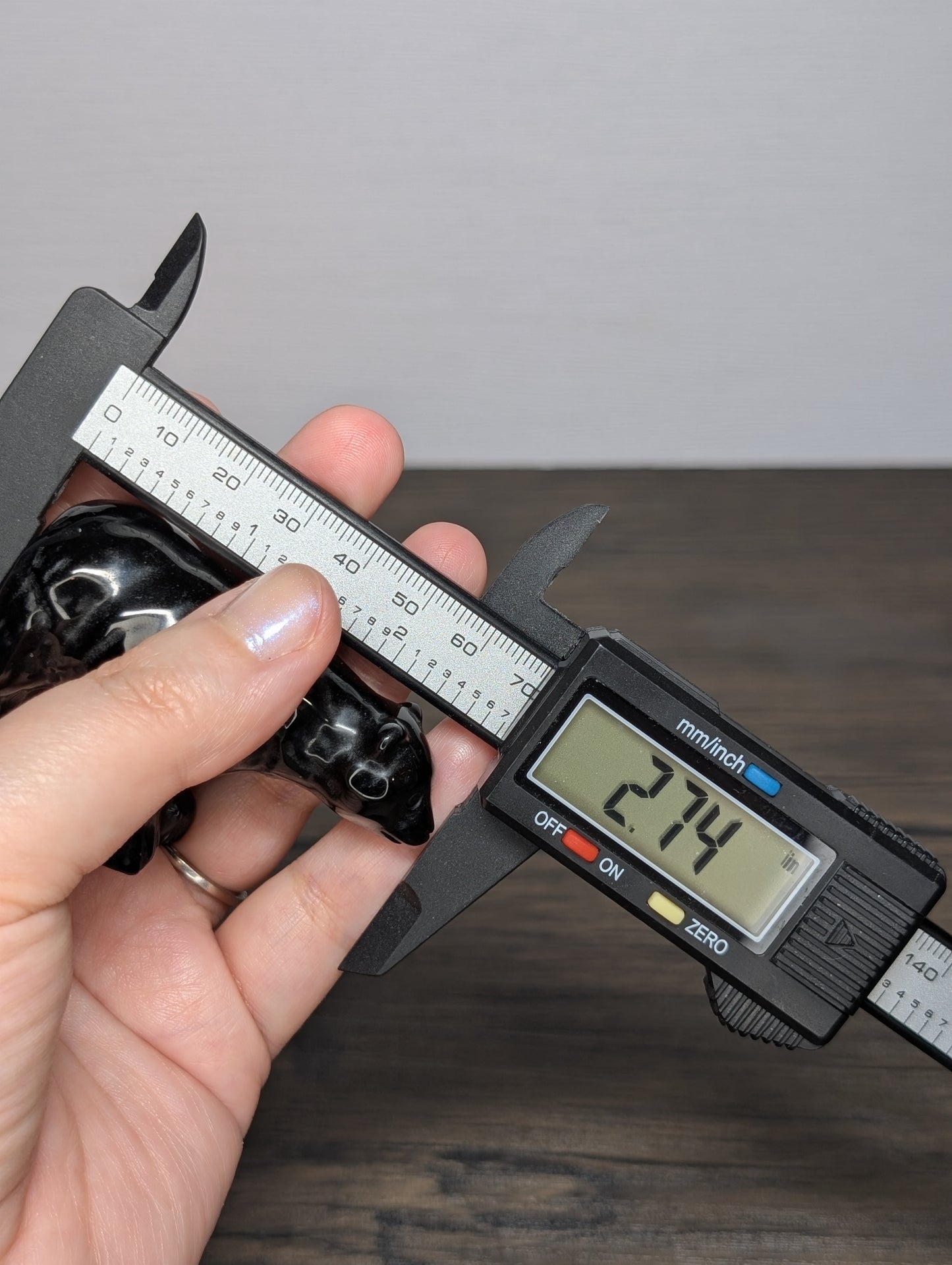 Black Obsidian Bear Carving