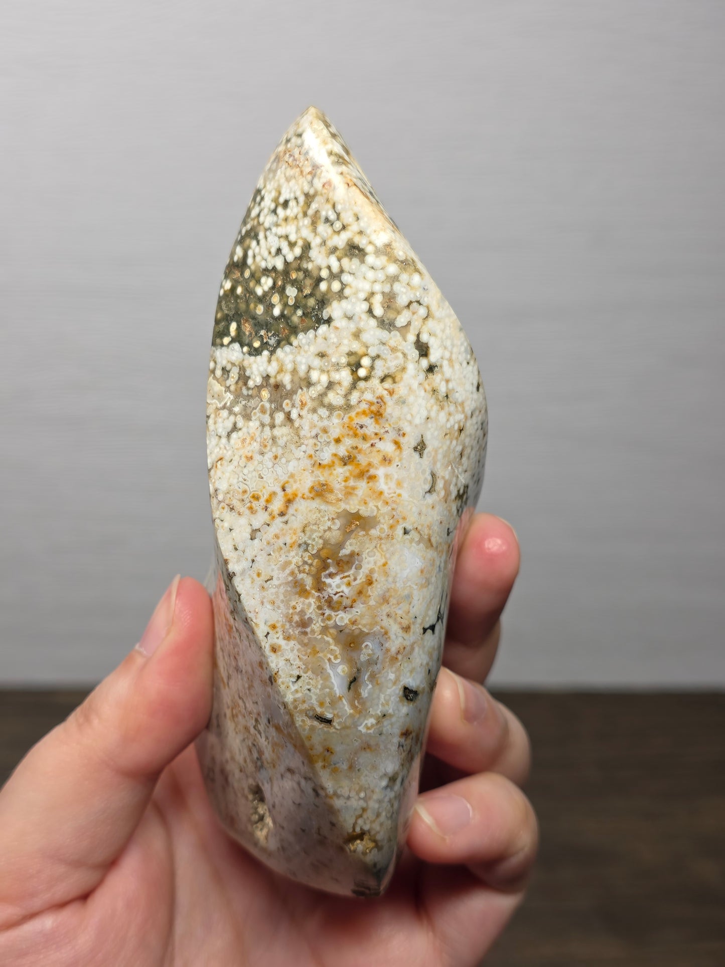 Orbicular Jasper Flame