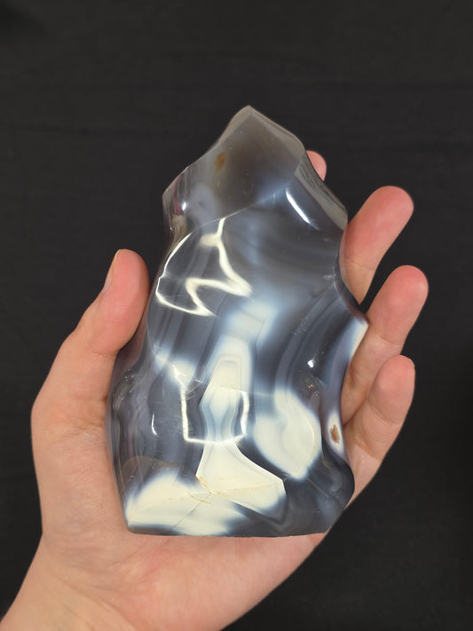 Orca Agate Flame