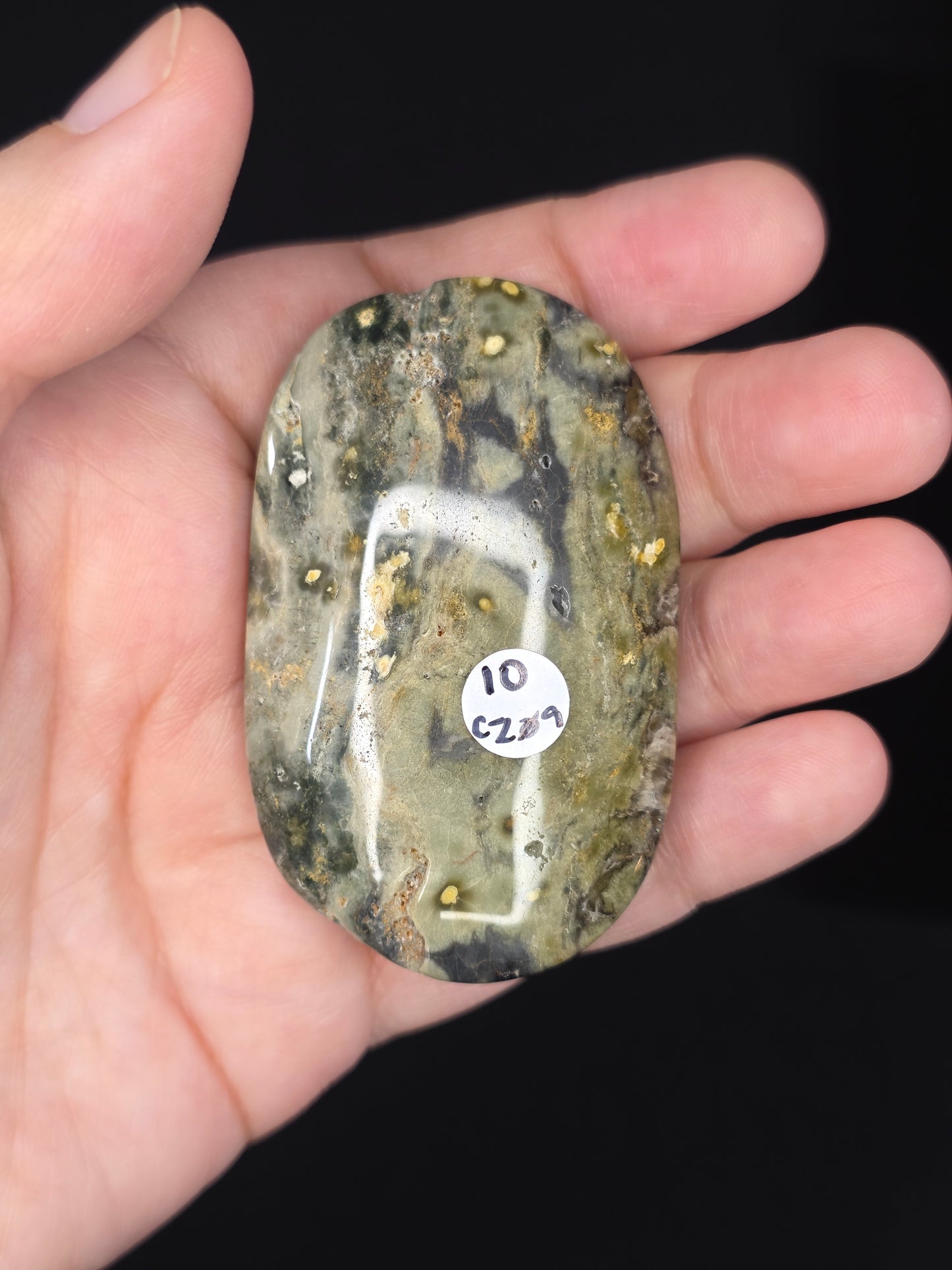 Ocean Jasper Palm Stone