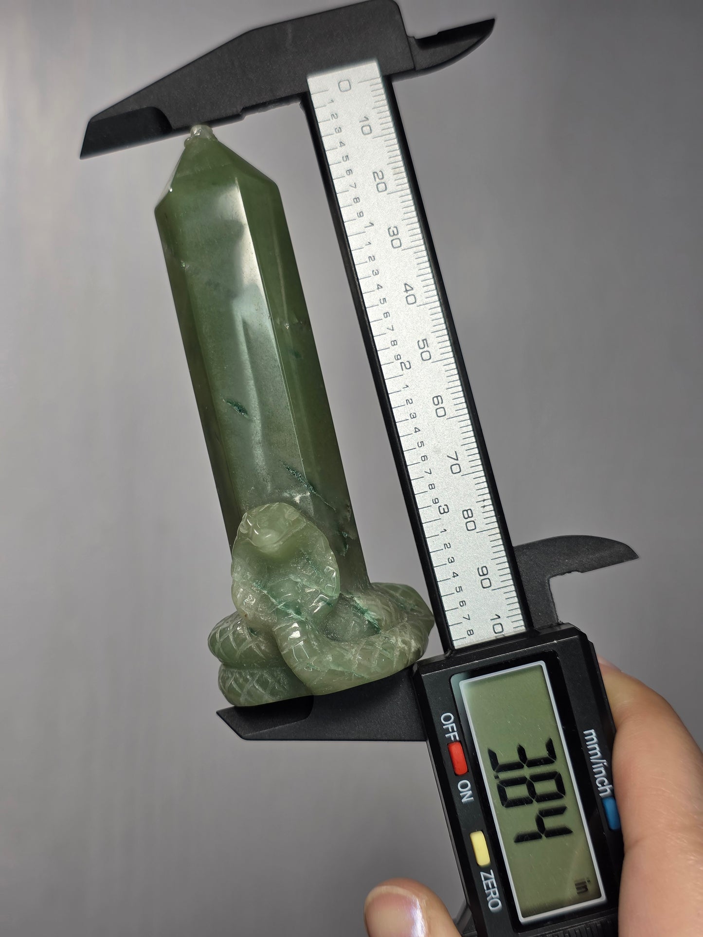Green Aventurine Cobra Tower