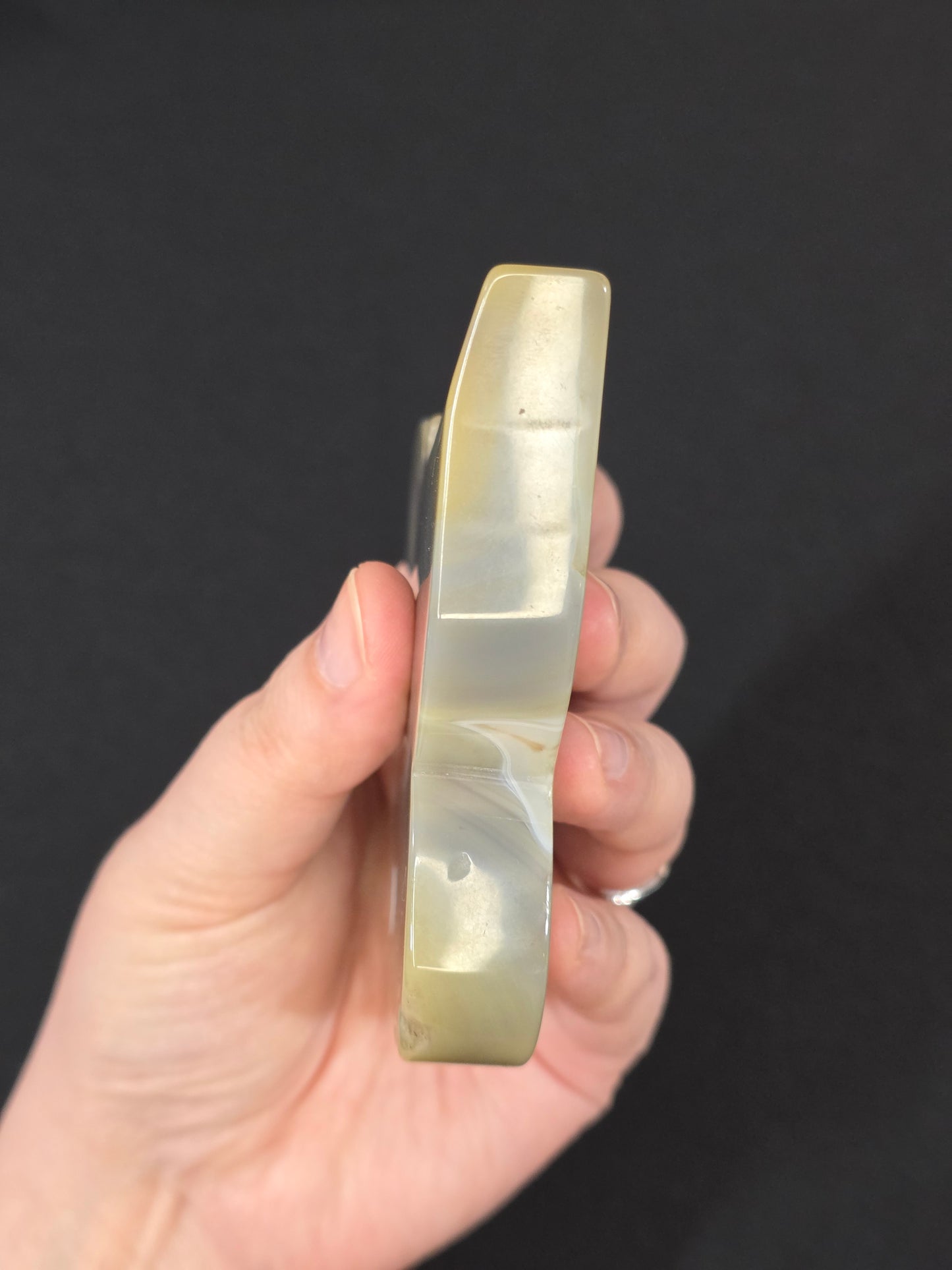 Banded Agate Butterfly Carving